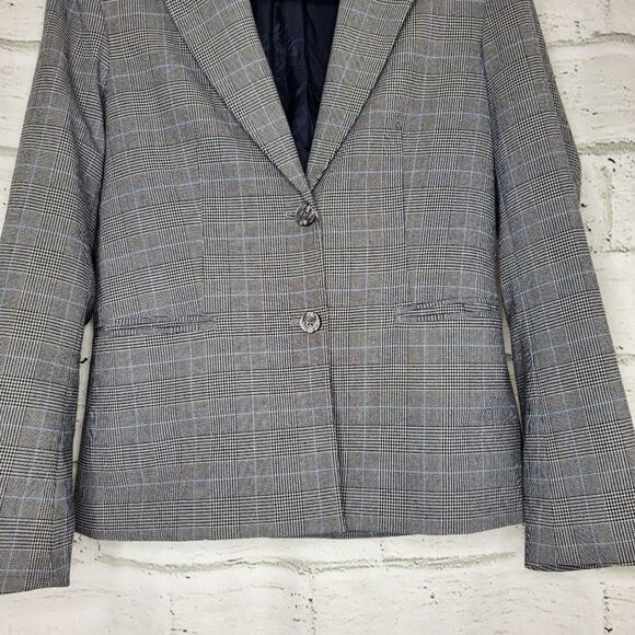 Michael Michael Kors plaid check blazer size 4 - Picture 10 of 11